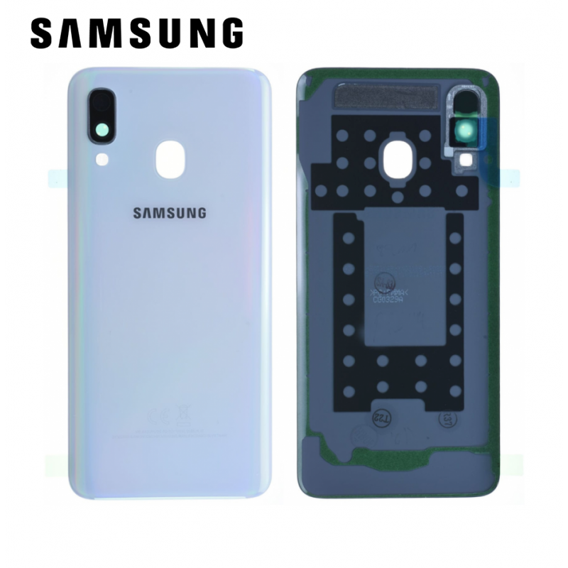 Face arrière Samsung Galaxy A40 (A405F) Blanc