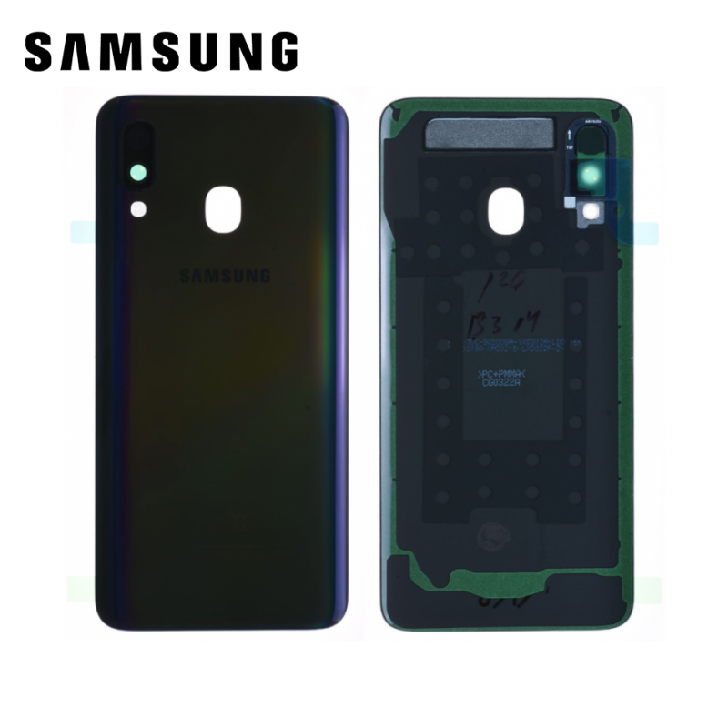 Face arrière Samsung Galaxy A40 (A405F) Noir
