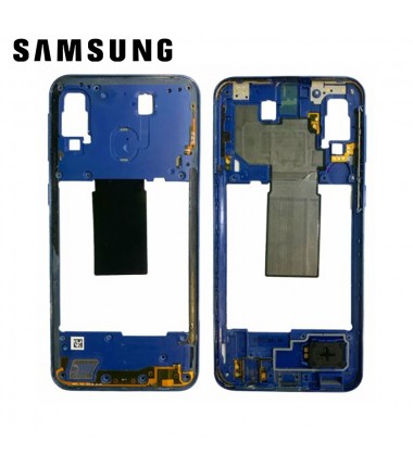 Châssis Intermédiaire Bleu Samsung Galaxy A40 (A405F)